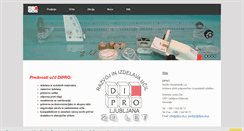 Desktop Screenshot of dipro-sk.si