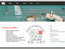 Tablet Screenshot of dipro-sk.si